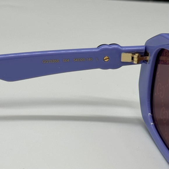 NEW GUCCI GG1535S 004 WOMEN SUNGLASSES GUCCI GG 1535S 004 BLUE PINK EYEWEAR - Picture 12 of 14